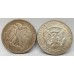 UNITED STATES OF AMERICA 1943S - 1968D . HALF 1/2  DOLLAR COINS